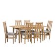 Cotswold Extending Dining Set - 140cm-180cm - 4-6 Seater - Oak