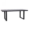 Blax Black Geometric Cube 8 Seater Dining Table