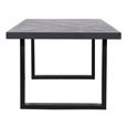 Blax Black Geometric Cube 8 Seater Dining Table