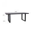 Blax Black Geometric Cube 8 Seater Dining Table