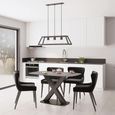 Vernal Dining Table - 4 Seater - 130cm - Grey Sintered Stone