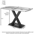 Vernal Dining Table - 4 Seater - 130cm - Grey Sintered Stone