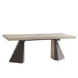 Elite Italian Sand Birch Extending Double Pedestal Dining Table - Sizes Available thumbnail 2