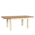 Lundy Extending Dining Table - 4-8 Seater - 132cm-198cm - Ivory Painted
