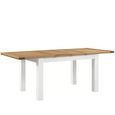 Lundy Extending Dining Table - 4-8 Seater - 132cm-198cm - White Painted
