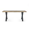 Harvey Dining Table - 6 Seater - 180cm - Oak Effect Top