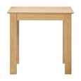Arlington Square Dining Table - 2 Seater - 80cm - Oak