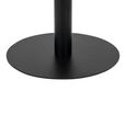 Bolzano Round Dining Table - Pedestal - 4 Seater - 110cm - White and Black