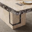 Venice Dining Table - Cream Marble - Sizes Available