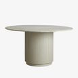 Erie Dining Table - 6 Seater - 140cm - Round - Ivory Marble