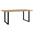 Chevron Dining Table - 6 Seater - Oak