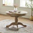 Camille Extending Dining Table - 4-6 Seater - 110-145cm - Round - Limed Oak