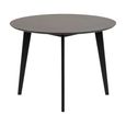 Clearance - Roxby Round Dining Table - 2 Seater - 105cm - Black - FSS16998