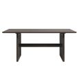 Abigail Ahern Batten Dining Table - 180cm - 6 Seater - Zebrano Veneer