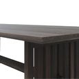 Abigail Ahern Batten Dining Table - 180cm - 6 Seater - Zebrano Veneer