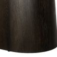 Novero Dining Table - 280cm - 12 Seater - Oval - Pedestal - Espresso Oak