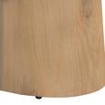 Novero Dining Table - 280cm - 12 Seater - Oval - Pedestal - Natural Oak