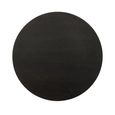 Novero Dining Table - 130cm - 4 Seater - Round - Pedestal - Espresso Oak
