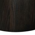 Novero Dining Table - 130cm - 4 Seater - Round - Pedestal - Espresso Oak