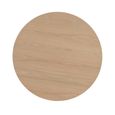 Novero Dining Table - 130cm - 4 Seater - Round - Pedestal - Natural Oak