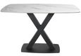 Clearance - Vernal Dining Table - 4 Seater - 130cm - White Sintered Stone - FSS17318