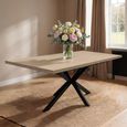 Dalton Extending Dining Table - 6-8 Seater - 160cm-200cm - Light Oak - Spider Legs