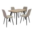 Dalton Dining Table - 4 Seater - 120cm - Light Oak