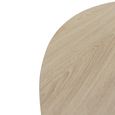 Dalton Dining Table - 4 Seater - 120cm - Round - Light Oak - Spider Legs