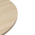 Dalton Extending Dining Table - 4-6 Seater - 120cm-160cm - Round - Light Oak - Spider Legs