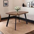 Panama Dining Table - 4 Seater - 120cm - Dark Oak