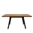 Panama Extending Dining Table - 4-6 Seater - 120cm-160cm - Dark Oak
