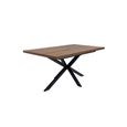 Panama Extending Dining Table - 6-8 Seater - 160cm-200cm - Spider Legs - Dark Oak