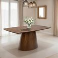 Emory Dining Table - 6 Seater - 180cm - Pedestal - Chestnut Oak
