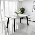 Rimini Dining Table - 6 Seater - 160cm - Grey Melamine