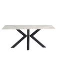 Cora Dining Table - 6 Seater - 180cm - Kass Gold Sintered Stone