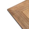 Eden Dining Table - 6 Seater - 180cm - Black Cross Legs - Elm Wood