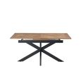 Payton Extending Dining Table - 6-8 Seater - 160cm-200cm - Spider Legs - Oak