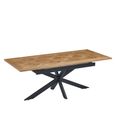 Payton Extending Dining Table - 6-8 Seater - 160cm-200cm - Spider Legs - Oak
