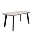 Rimini Dining Table - 6 Seater - 160cm - Grey Melamine