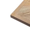 Zara Dining Table - 4 Seater - 140cm - Spider Legs - Ash Herringbone