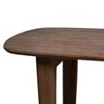 Cortez Dining Table - 200cm - 8 Seater - Oval - U Legs - Brown - Mango Wood