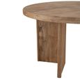 Dining Table - 150cm - 4 Seater - Round - Natural - Mango Wood