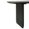 Dining Table - 190cm - 6 Seater - Black - Acacia Wood