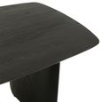 Dining Table - 190cm - 6 Seater - Black - Acacia Wood