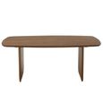 Dining Table - 190cm - 6 Seater - Brown - Acacia Wood