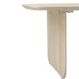 Dining Table - 190cm - 6 Seater - White - Acacia Wood