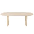 Mark Dining Table - 200cm - 8 Seater - Beige - Plywood