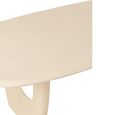 Mark Dining Table - 200cm - 8 Seater - Beige - Plywood