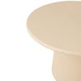 Ram Dining Table - 118cm - 4 Seater - Round - Beige - Plywood