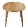 Camille Dining Table - 200cm - 8 Seater - Oval - Natural - Mango Wood